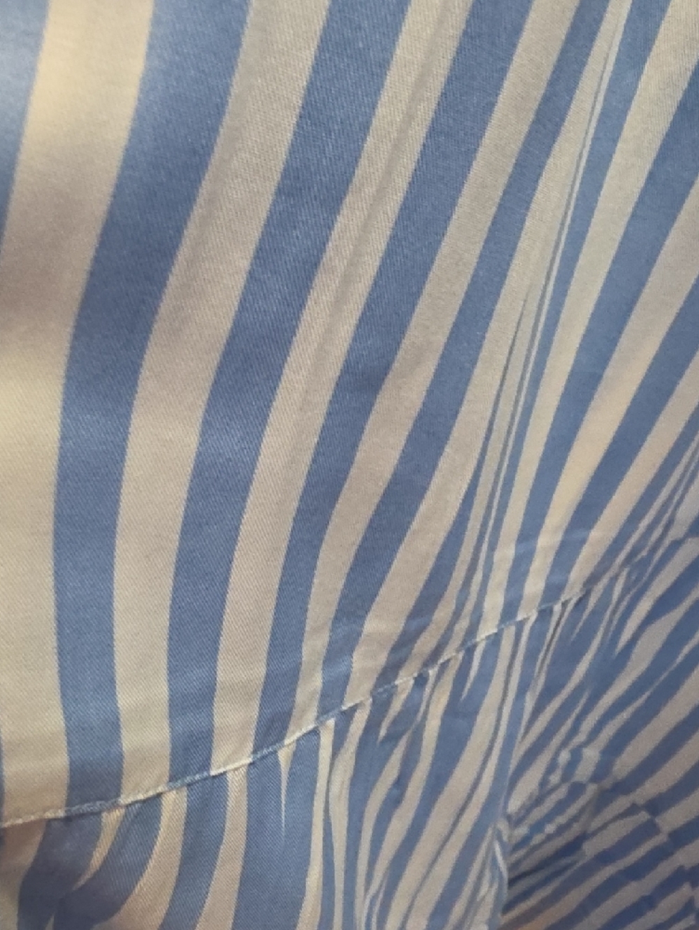 Blue & White Striped Tiered Sundress - Picture 5 of 7